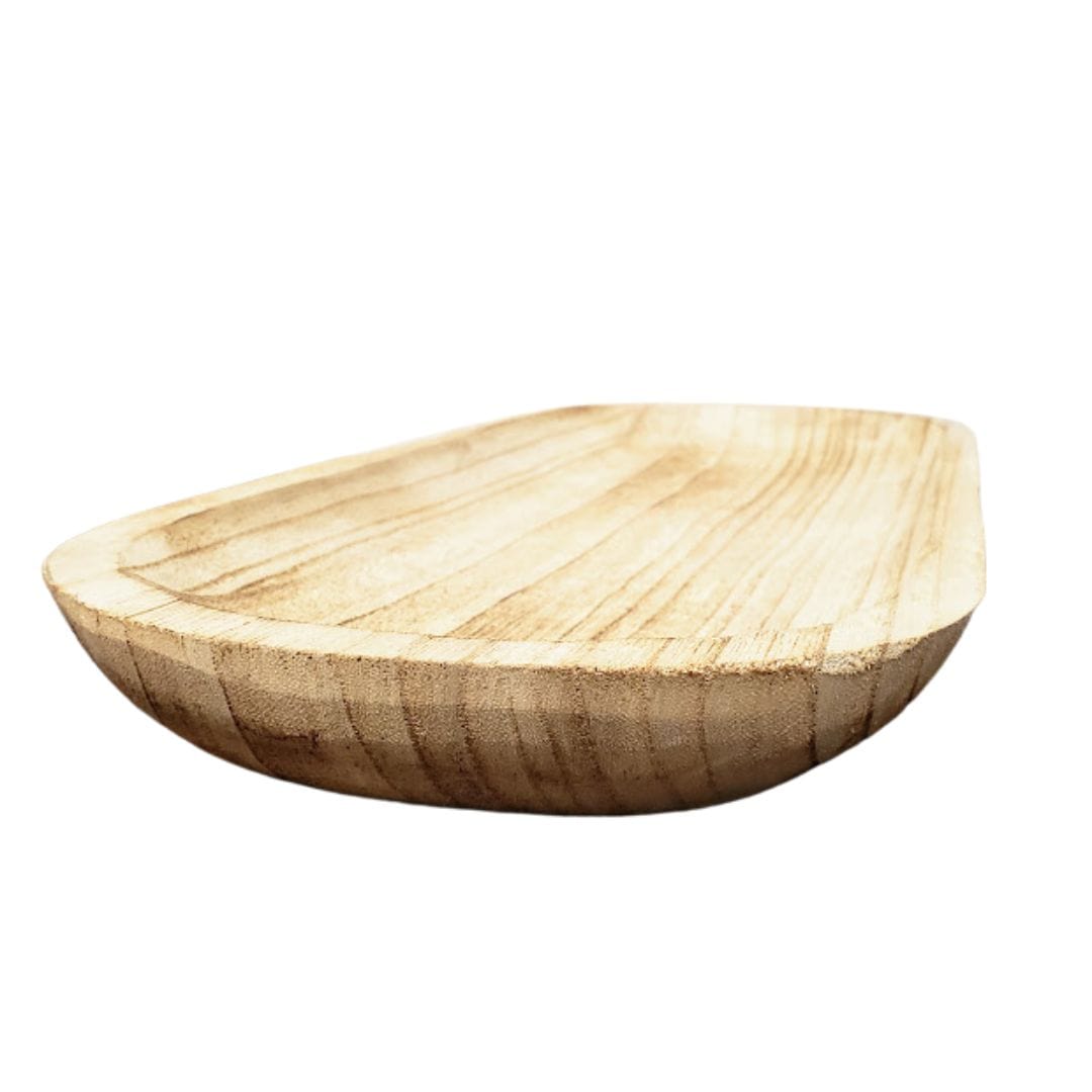 Oval Wooden Bowl