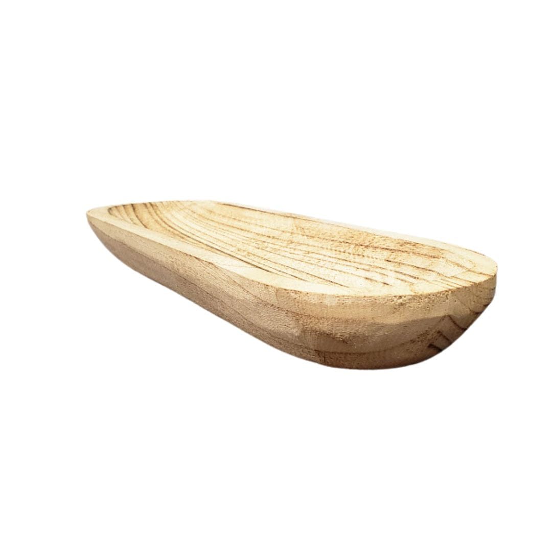 Oval Wooden Bowl