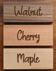 Maple Leaf Heart Canada Wood Ornament - Made in Canada