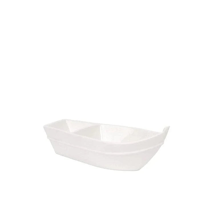 Tugboat Serving Dish White