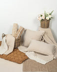 Overstitch Square Pillow