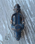 Cast Iron Champion Motorcycle toy with Police Officer