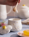 Daisy Honey Pot & Drizzler
