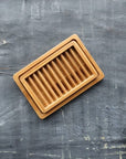 Dual-layer Bamboo Soap Dish