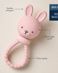 Pink Bunny Sweetie Rattle™