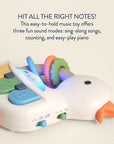Bitzy Tunes Light-up Interactive Piano Toy