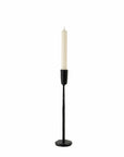Luna Forged Candlestick, Black