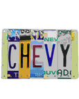 Chevy License Plate Sign - Reclaimed