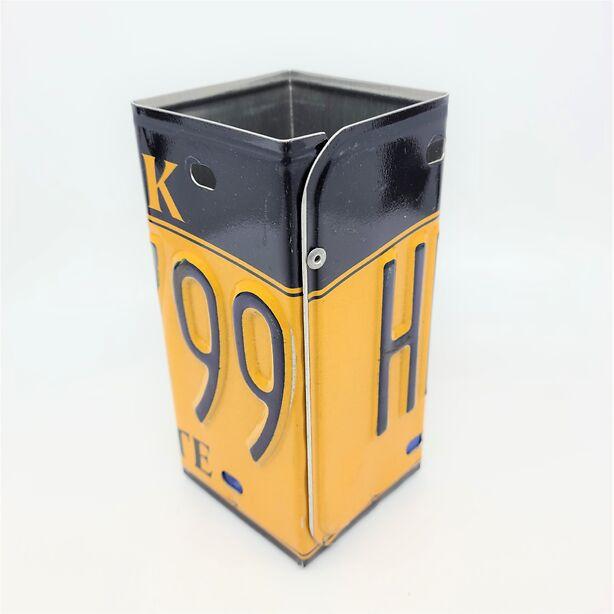 Back of New York License Plate Pencil Holder