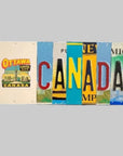 Canada License Plate Sign - Reclaimed
