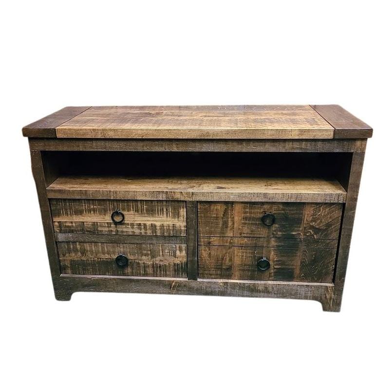 Century Entertainment Unit with 1 Door and 2 Drawer