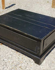 Rustic Panel Coffee Table Box with lift up lids