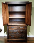 Timber Armoire Opened Doors