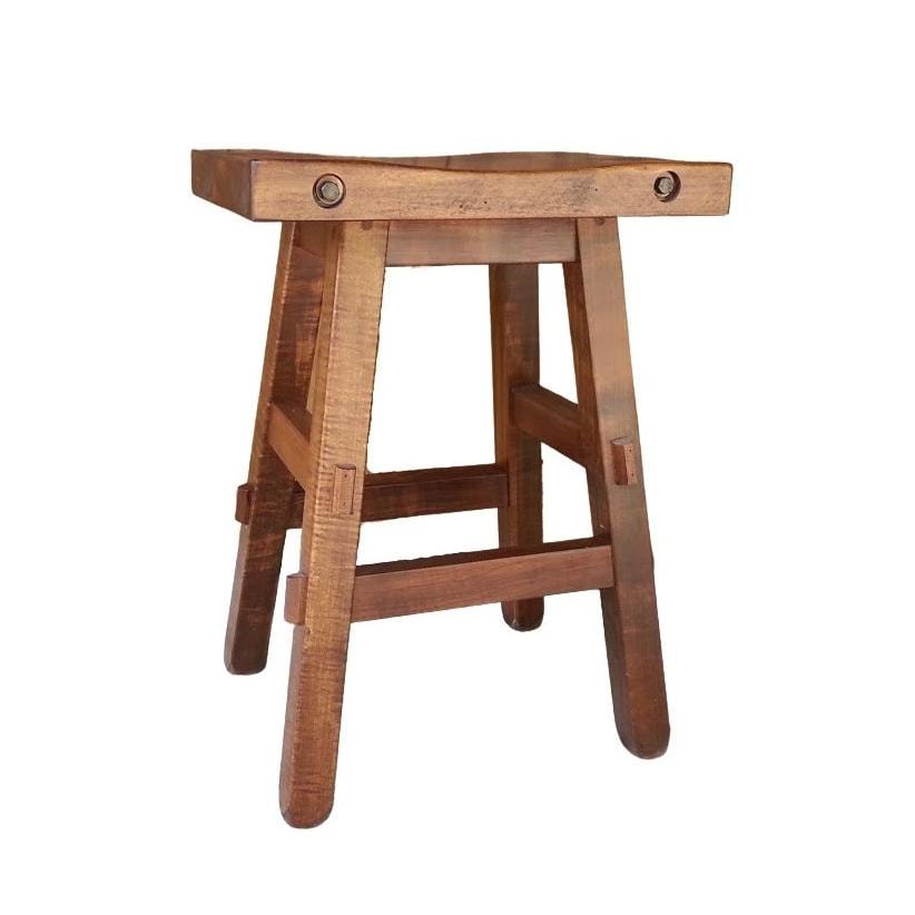 Timber Saddle Stool