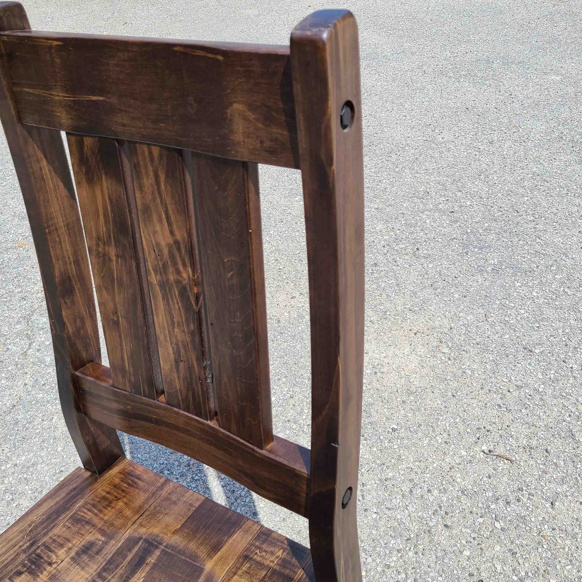 Timber Slat Back Chair