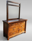 Timber Dresser with 7 Drawers and Optional Mirror