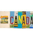Canada License Plate Sign - Reclaimed