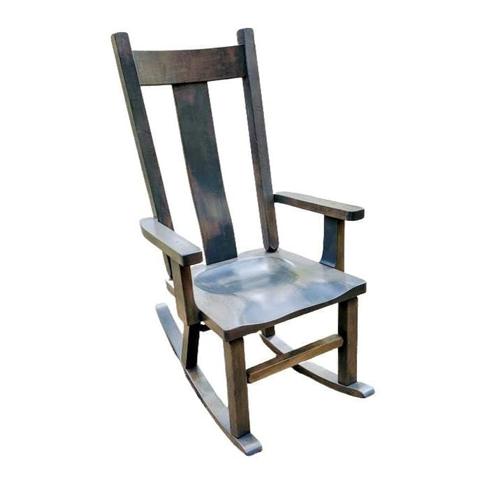 Rustic Wide Slat Rocker