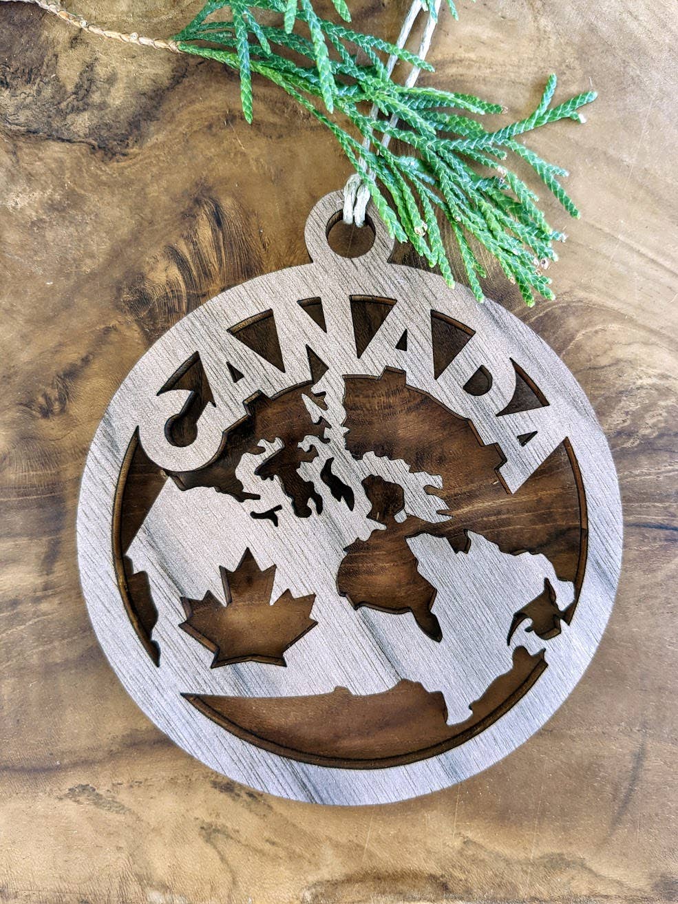 Canada Christmas Tree Ornament