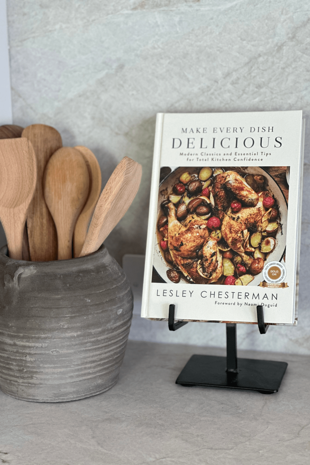 Picture Easel Stand Dual Arm Black Iron