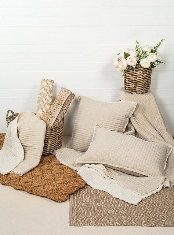 Overstitch Square Pillow