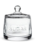 Classic Text Sugar Pot with Lid
