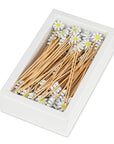 White Daisy Pick - 100pc