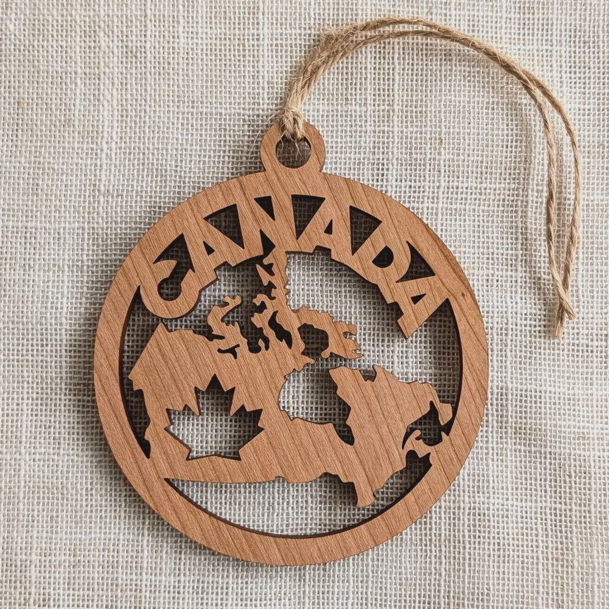 Wood Canada Souvenir Ornament