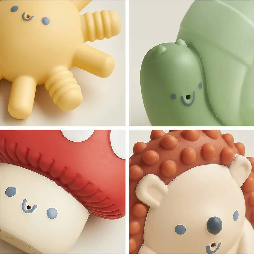 Itzy Squirt™ 4-Pack of Soft Bath Toys