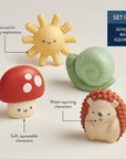 Itzy Squirt™ 4-Pack of Soft Bath Toys