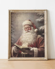 Saint Nick Antique Christmas Art Print