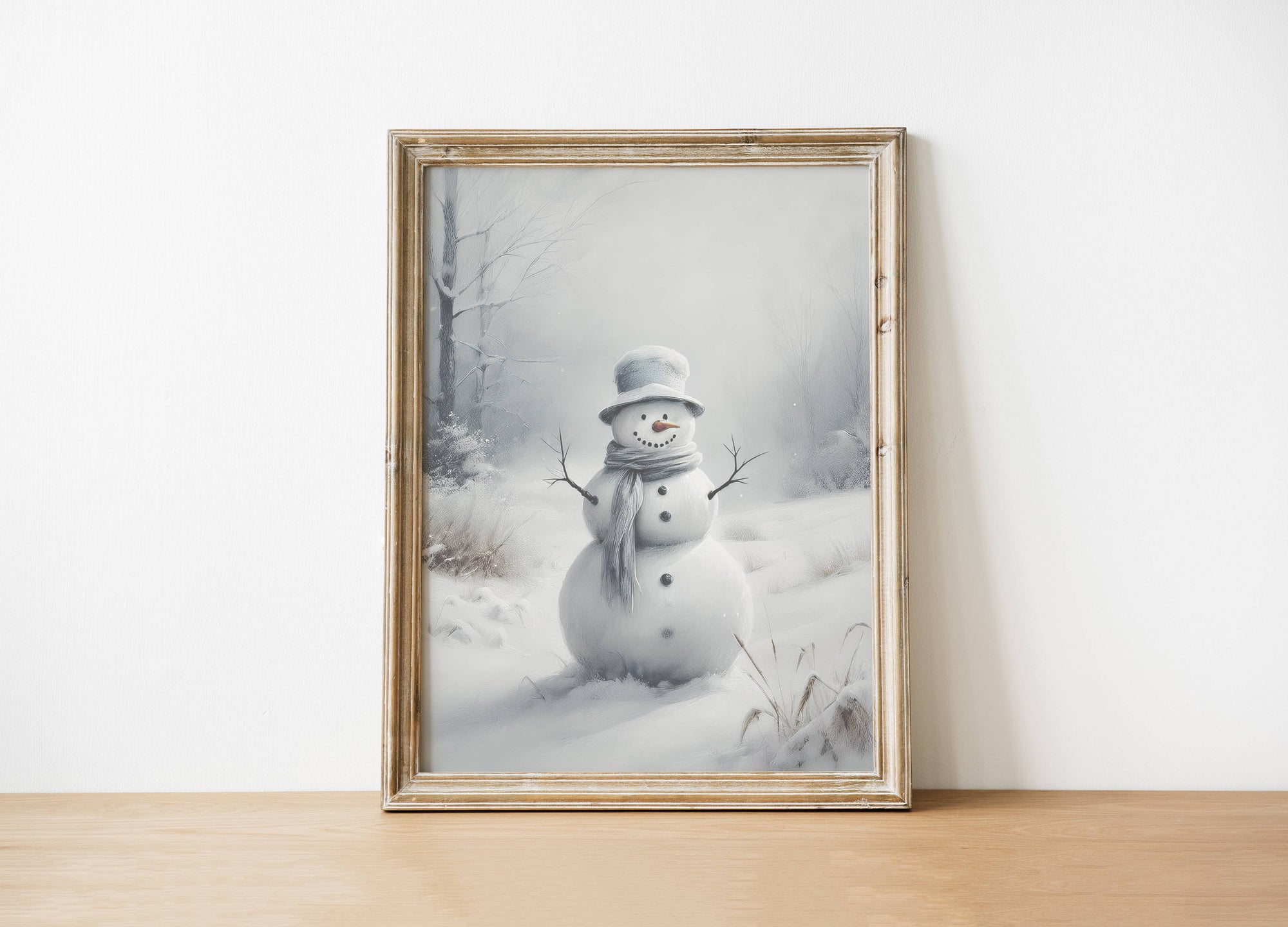 Jack Frost Holiday Art Print