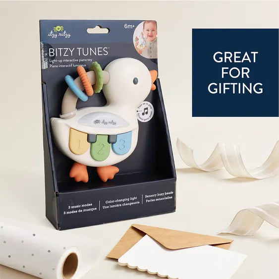 Bitzy Tunes Light-up Interactive Piano Toy