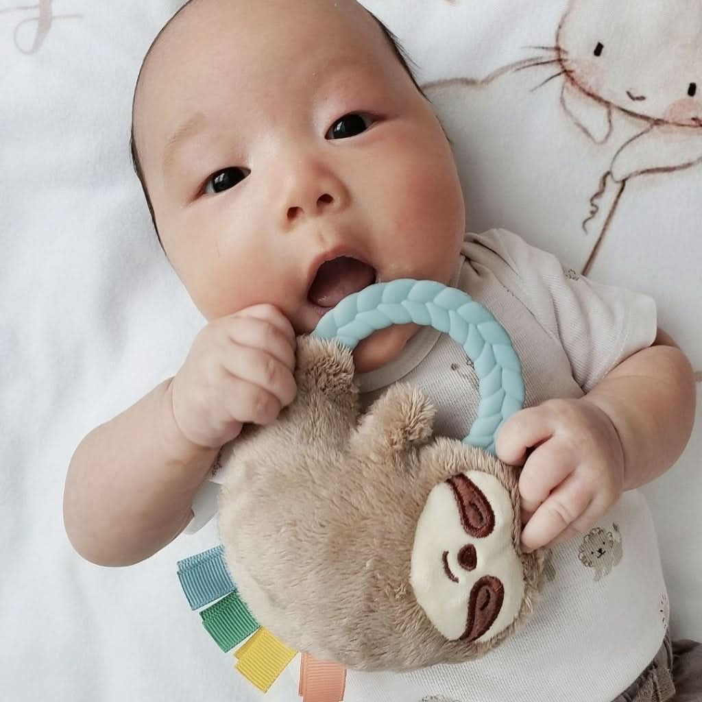 Ritzy Rattle Pal™ Plush Rattle Pal With Teether - Sloth