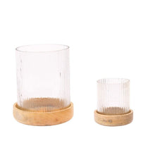 Load image into Gallery viewer, Wallace Candle Holder Set of 2 Clear

