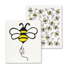 Load image into Gallery viewer, Swedish Dishcloths - Bees
