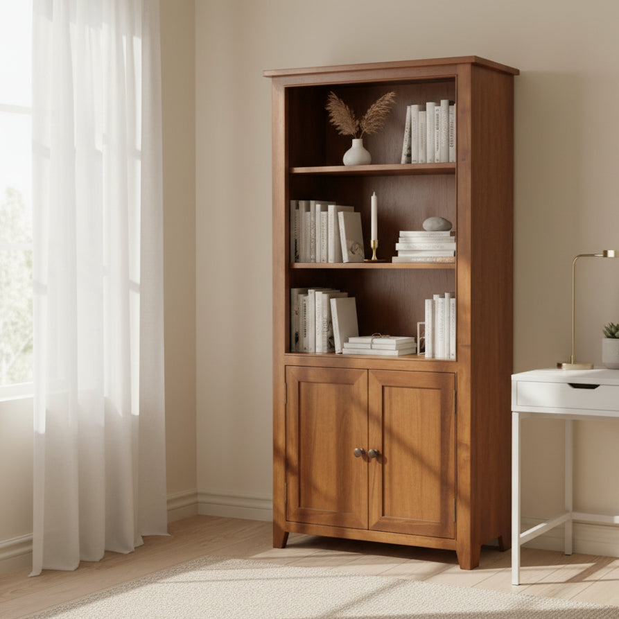 A Series Bookcase with Doors