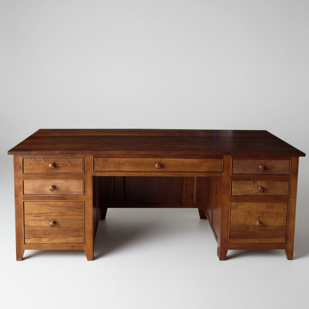 A Series Desk with Drawers on each side