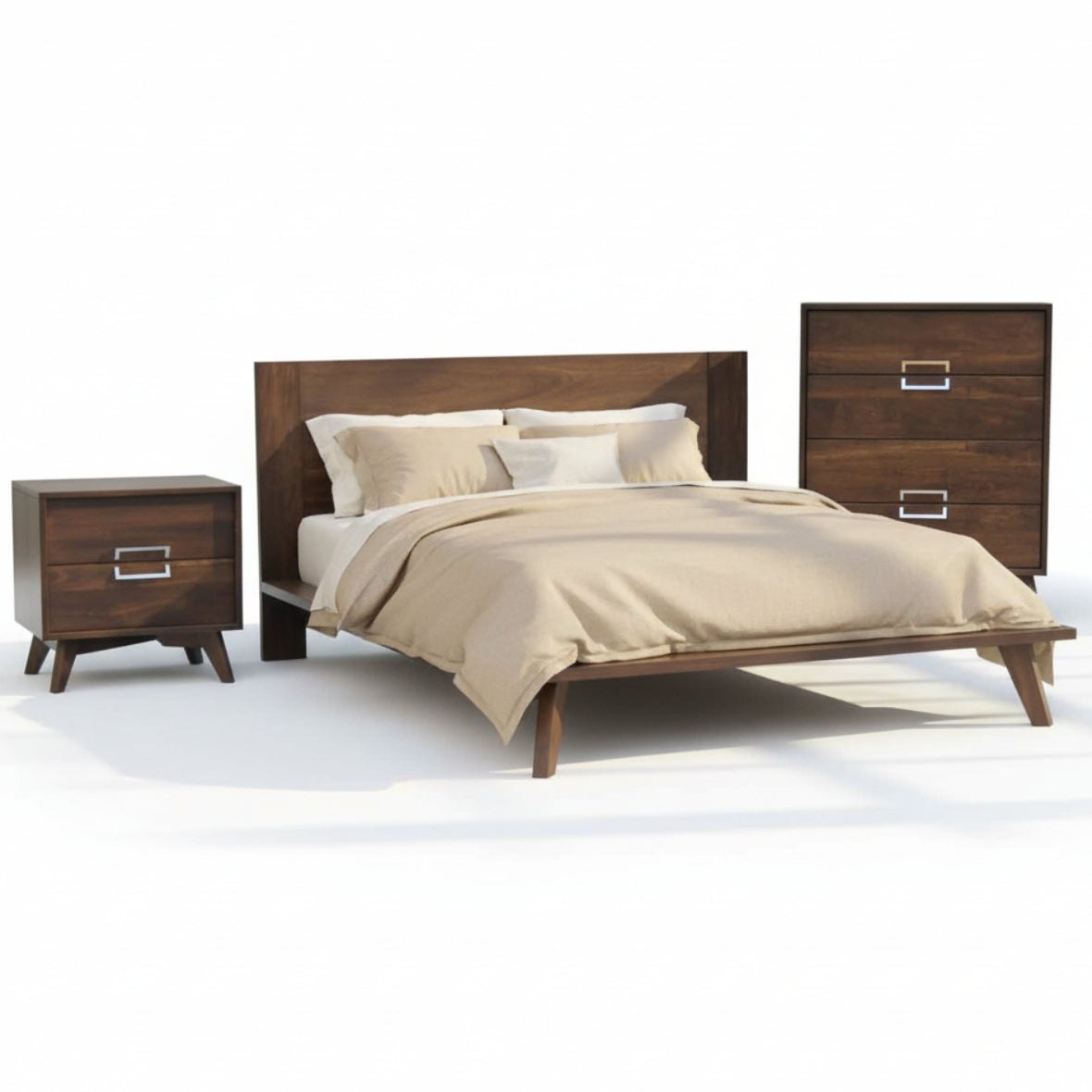 Avenue Bed with matching nightstand and dresser