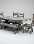 Brewster Table with complete dining set
