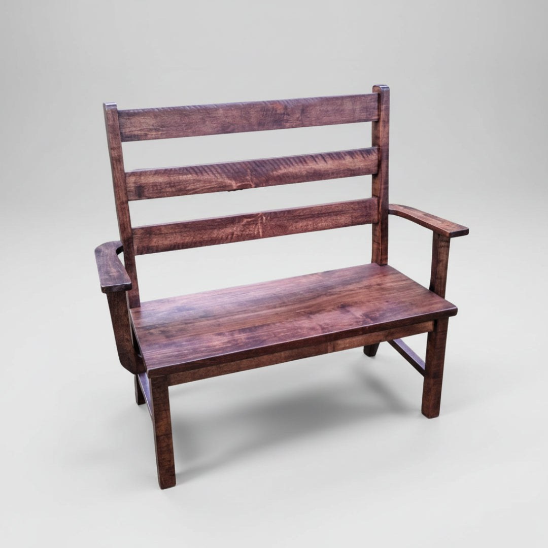 Dakota Ladder Back Hall Beach – Rustic to Refined