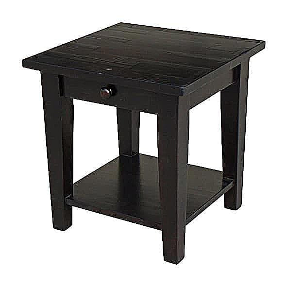 Nith River End Table, 1 Drawer / Shelf