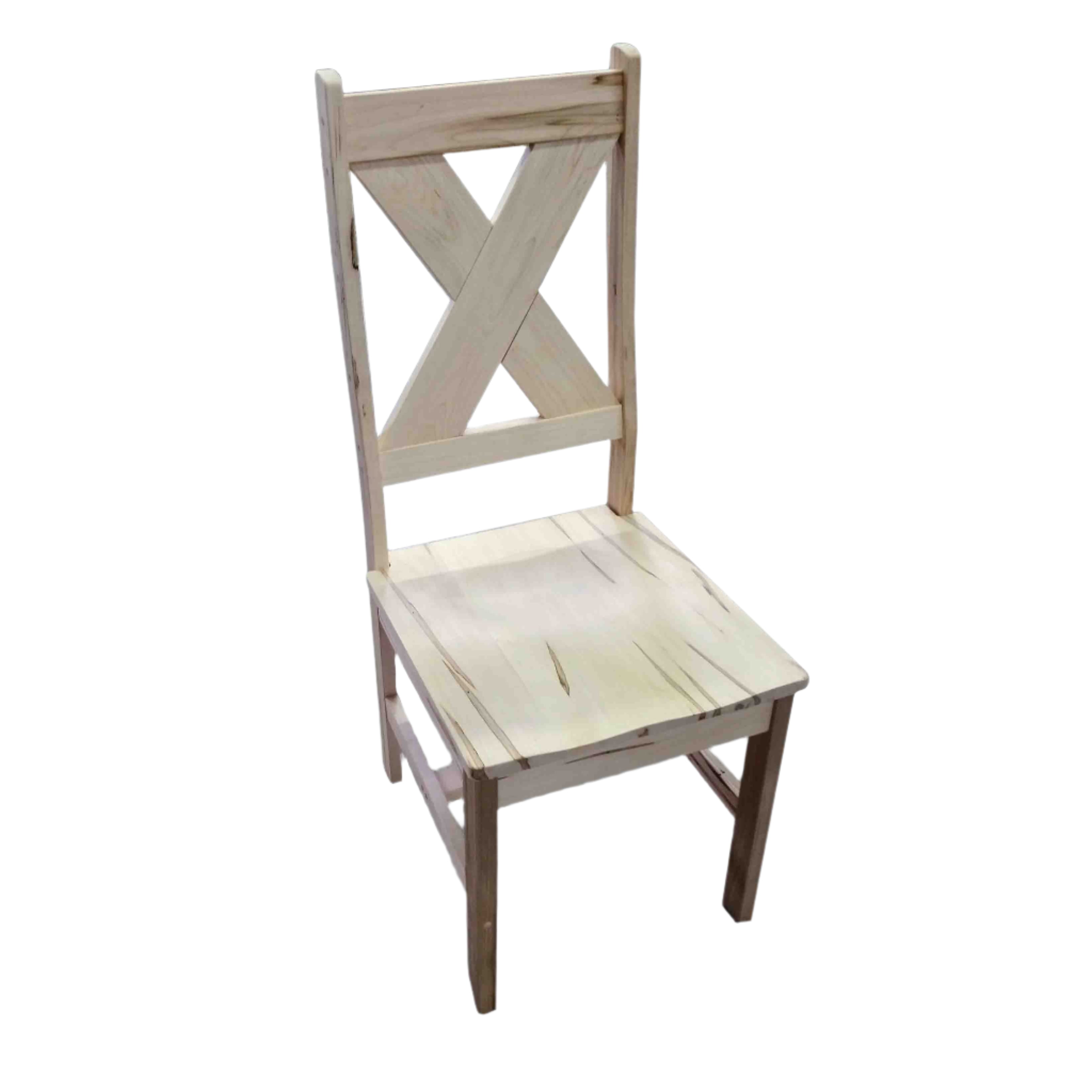 Rustic Sawbuck X Back Chair – Rustic to Refined