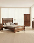 Timber Bed with complete bedroom set