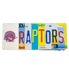 Load image into Gallery viewer, Raptors License Plate Sign - Reclaimed
